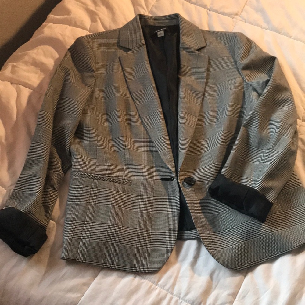 Nine West plaid jacket